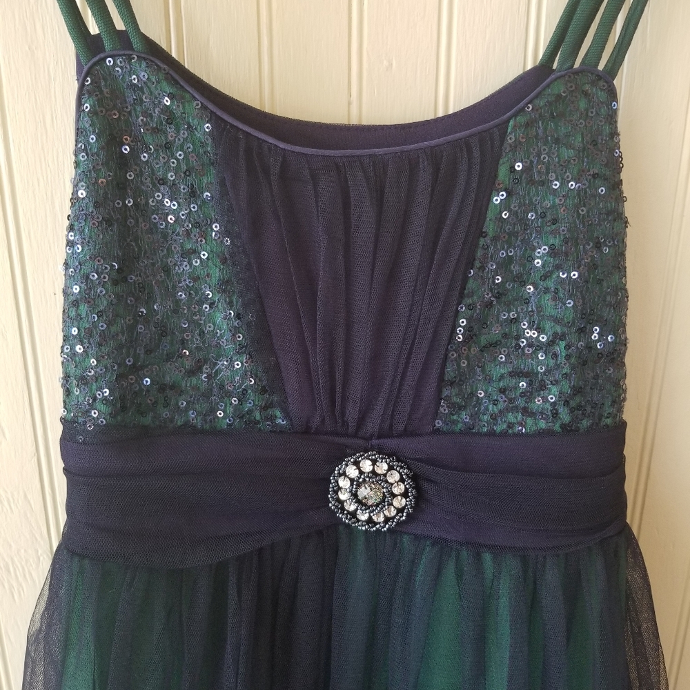 Dillard's Bonnie Jean Sequin dress size 14 - Picture 3 of 6
